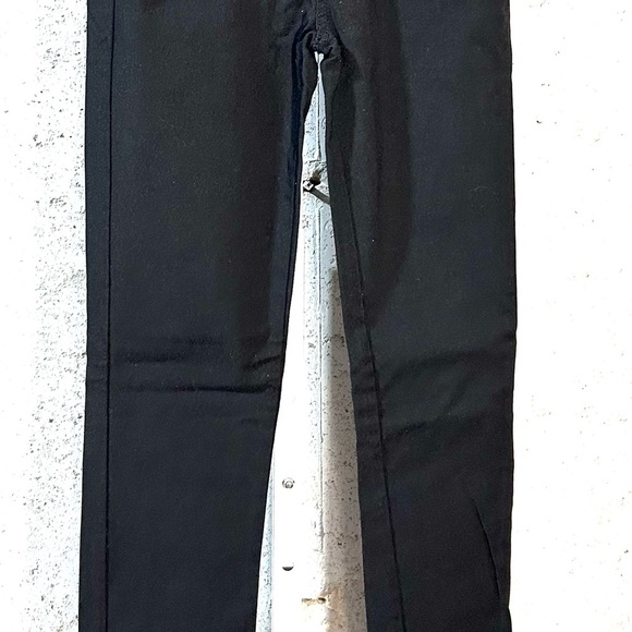 #075 Sz 1 SWANK Black Skinny Pants - Picture 2 of 6
